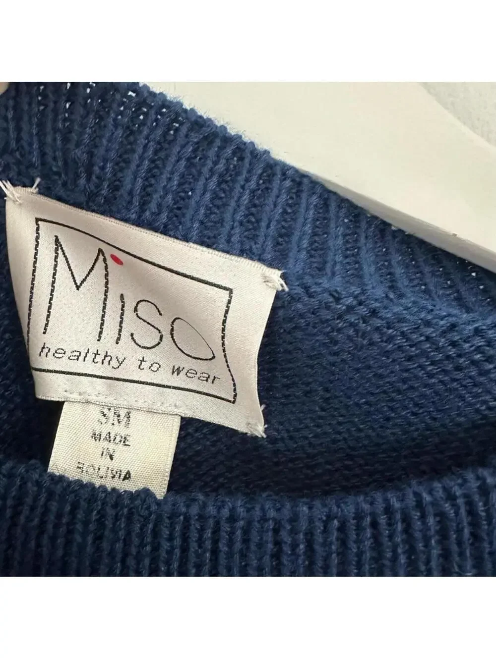 Vintage Miso Women’s Americana Patriotic Long Sleeve Sweater Size Small